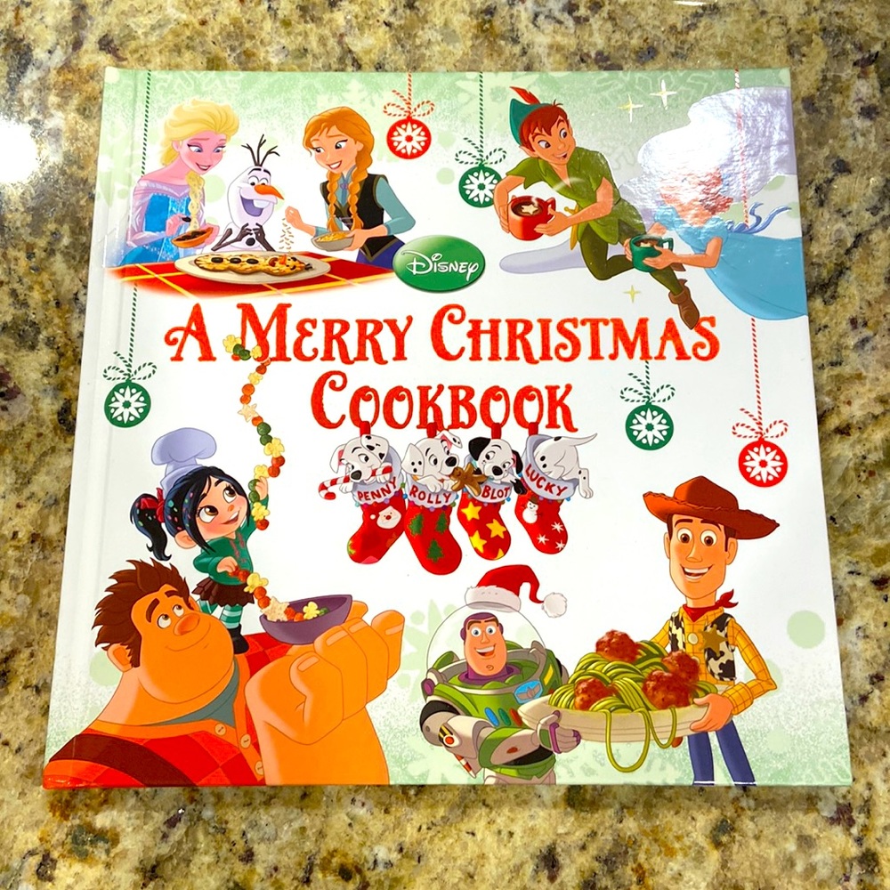 A Merry Christmas Disney press cookbook NEW